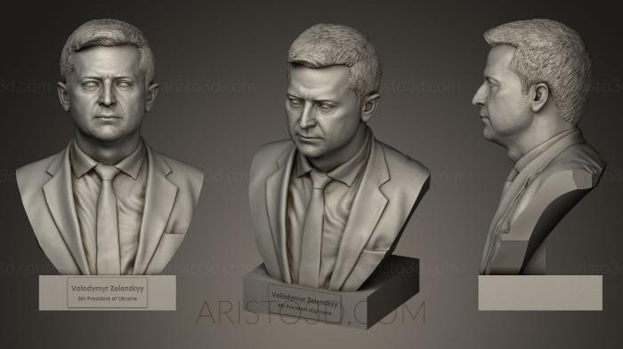 Busts and bas-reliefs of famous people (BUSTC_0646) 3D model for CNC machine